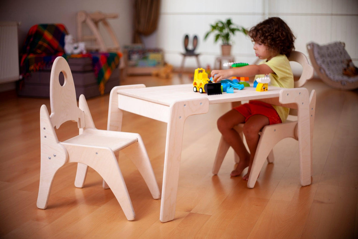 Montessori tafel en stoelstel