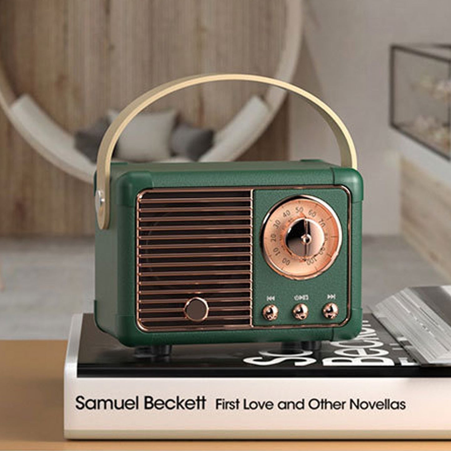 Bluetooth Compact Retro Speakers with Radio