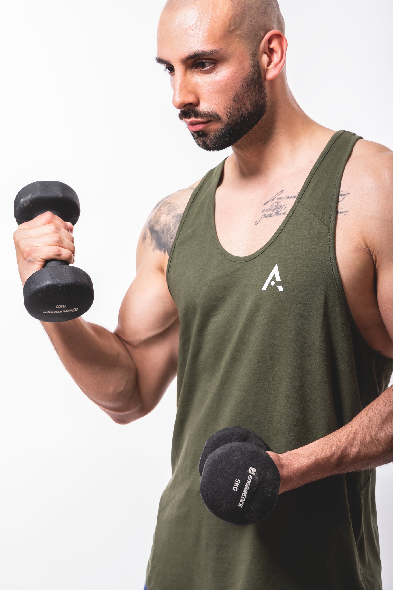 Mans Fitness Stringer - Tank Top