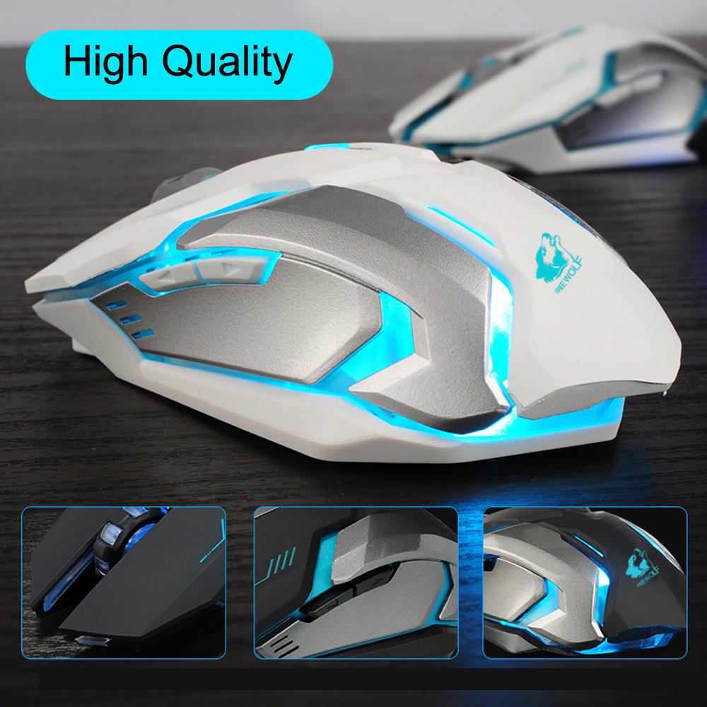 Ninja Dragon Stealth 7 Wireless Silent LED Gaming Muis 