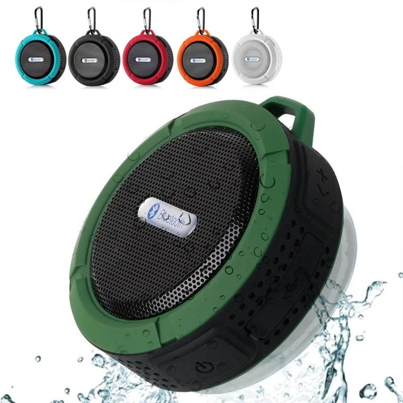 Mini draagbare waterdigte Bluetooth-luidspreker met suigbeker 