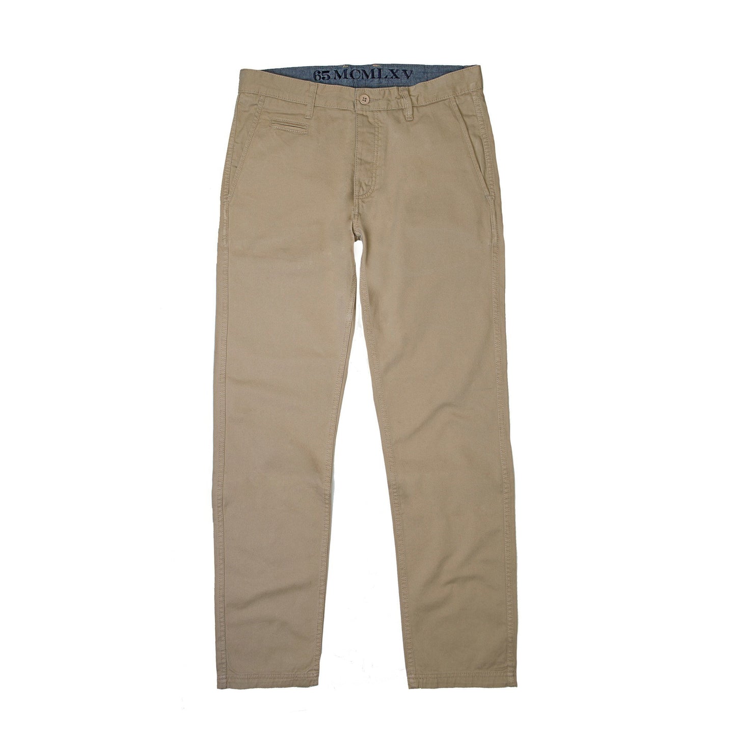 65 MCMLXV Mans Khaki Chino-broek