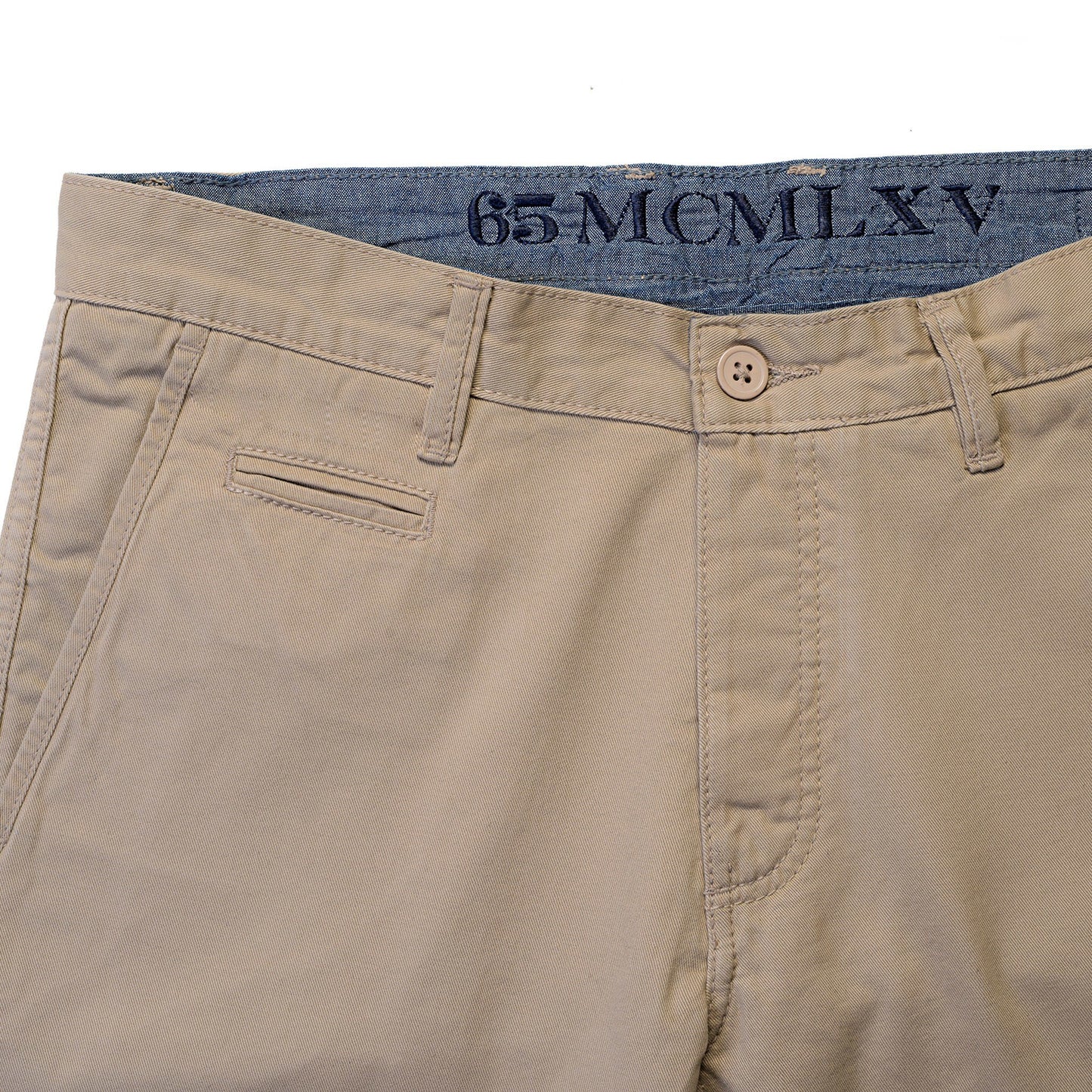 65 MCMLXV Mans Khaki Chino-broek